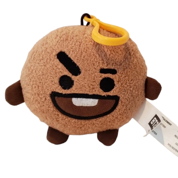 Gund Line Friends Shooky 6" Stuffed Plush Character with Clip BT21 - Picture 1 of 7